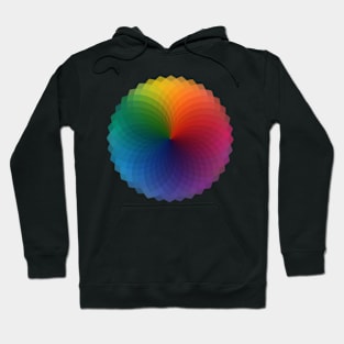 Rainbow Spectrum Rosettes Hoodie